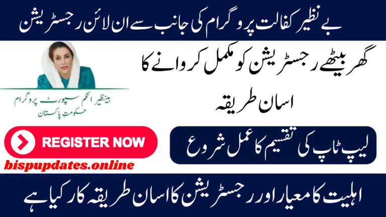 Details of the January 2025 BISP 8171 Online Registration for 13500 Payment