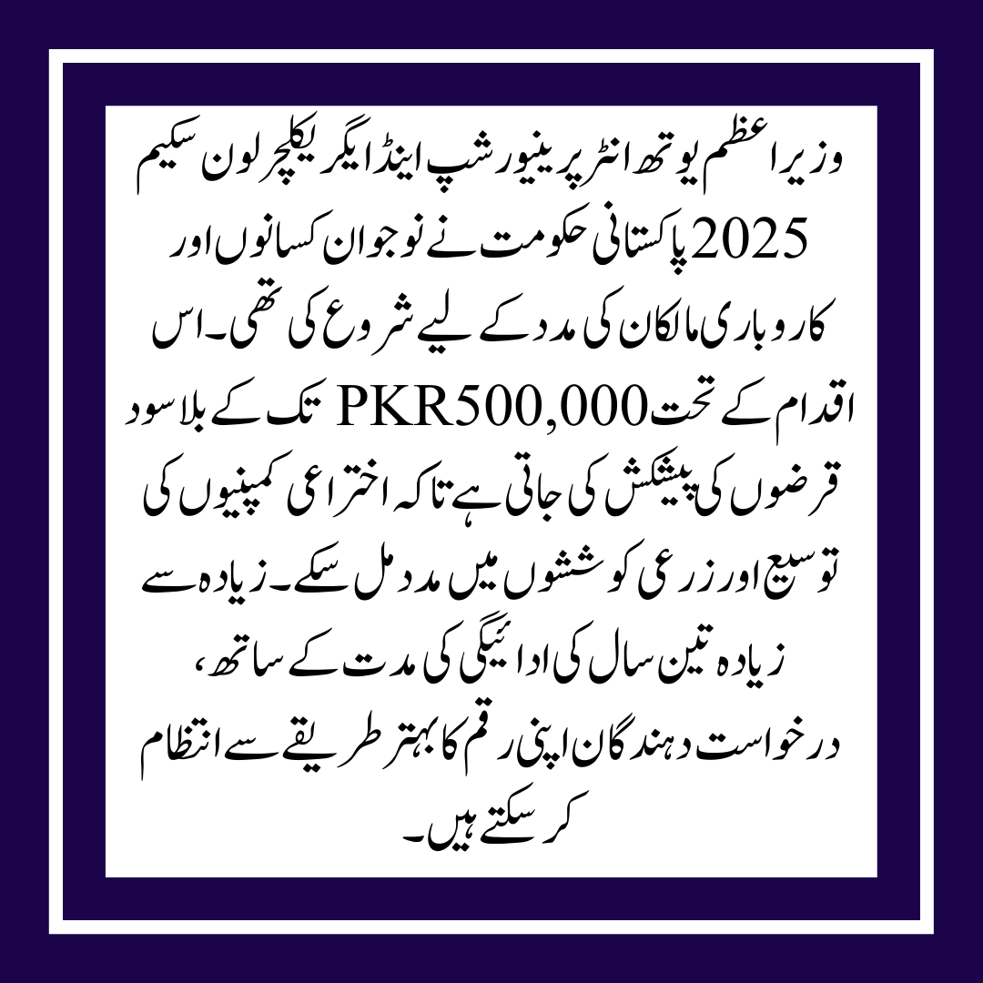 Loan Scheme of Prime Minister