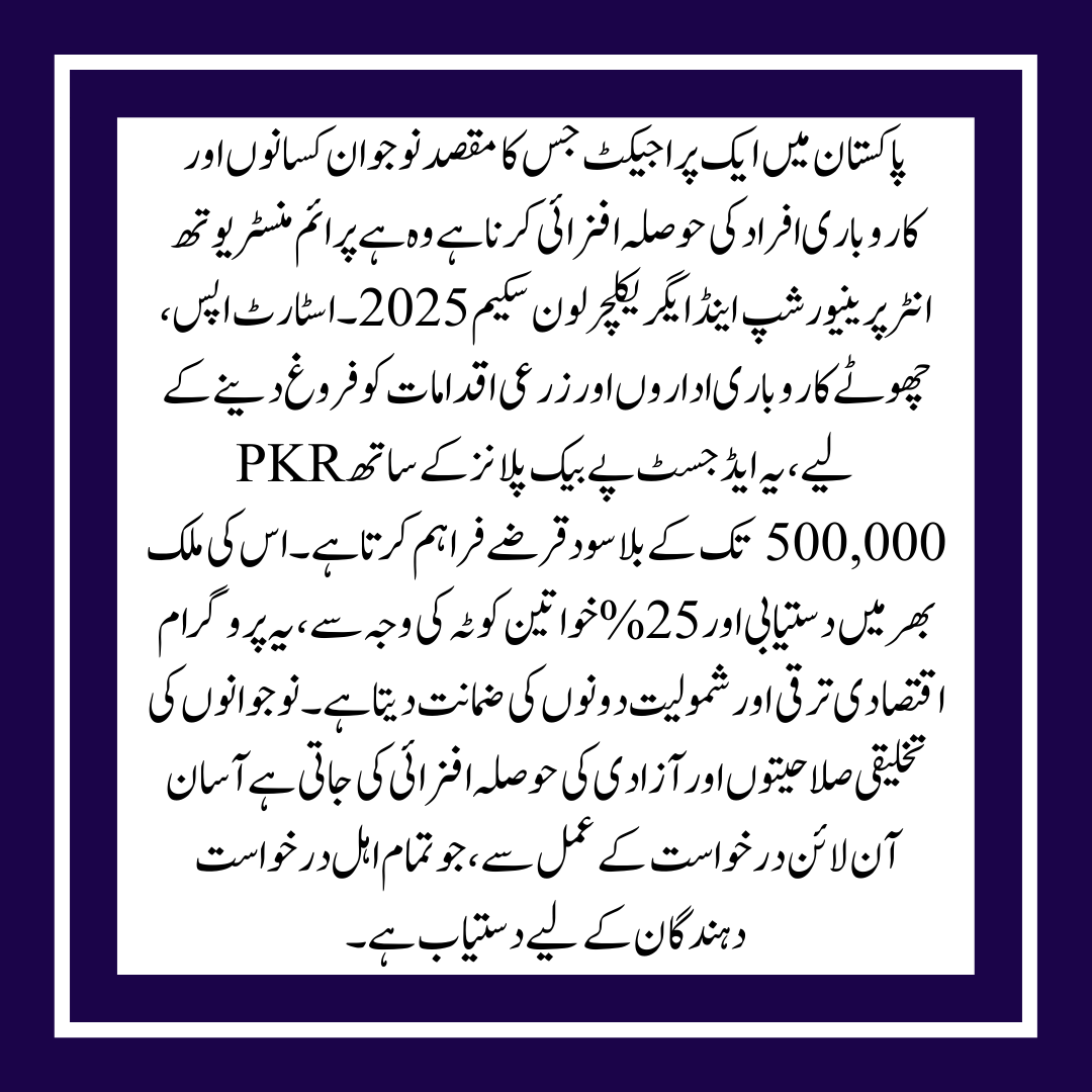 Loan Scheme of Prime Minister